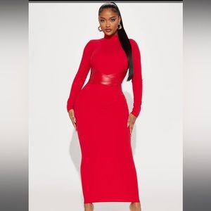 Brianna Belted Maxi Dress